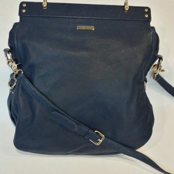 Rebecca Minkoff Large Blue Satchel Crossbody - Picture 8 of 9